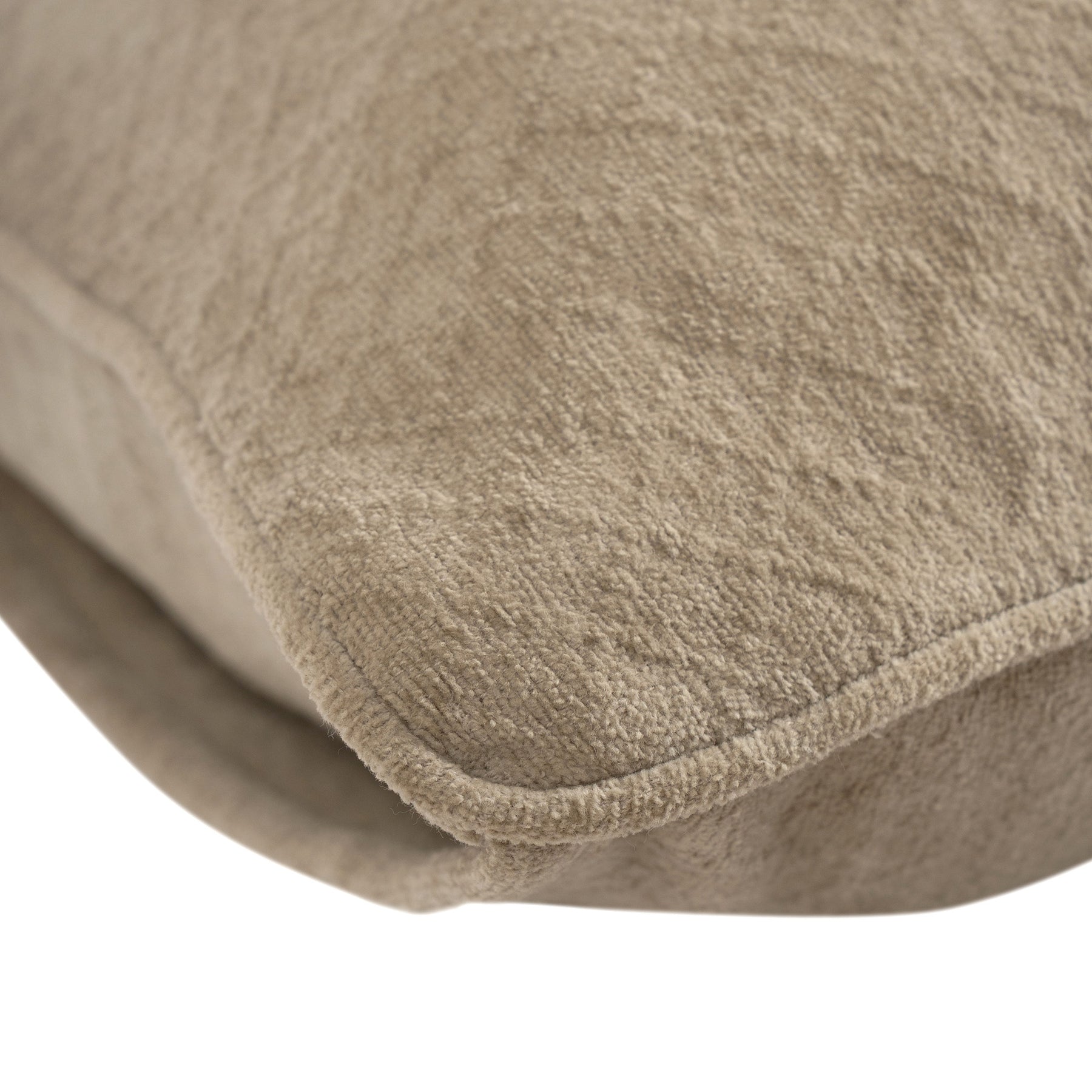 Blaize 100% Cotton Solid Weave Beige Pillow Sham Set