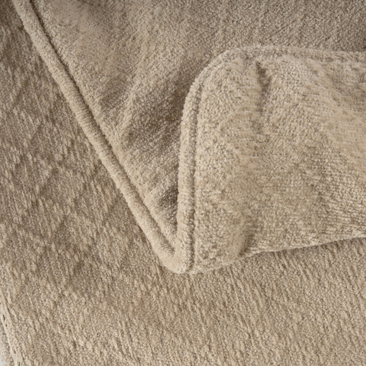 Blaize 100% Cotton Solid Weave Beige Pillow Sham Set