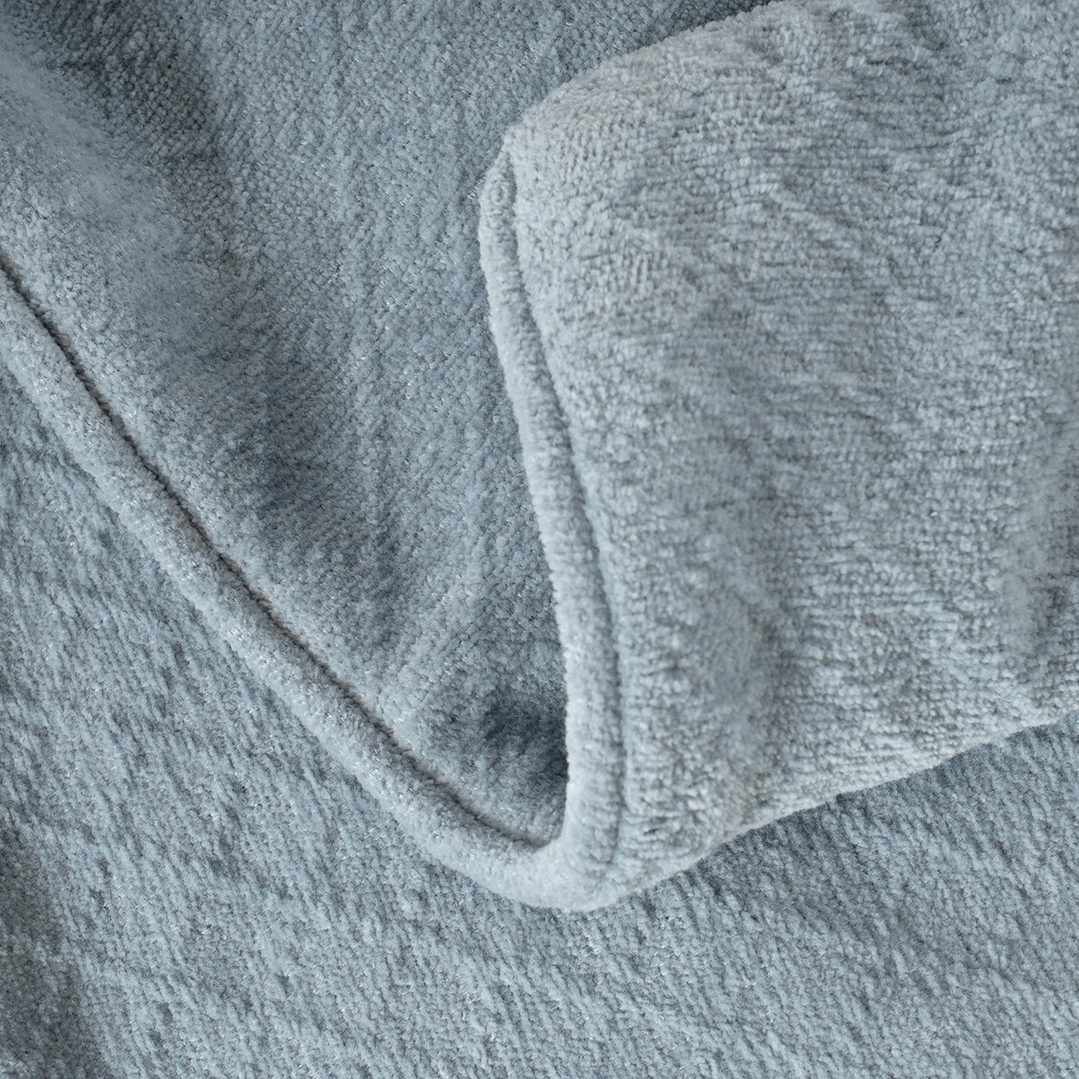 Blaize 100% Cotton Solid Weave Blue Pillow Sham Set