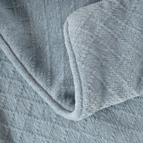 Blaize 100% Cotton Solid Weave Blue Pillow Sham Set