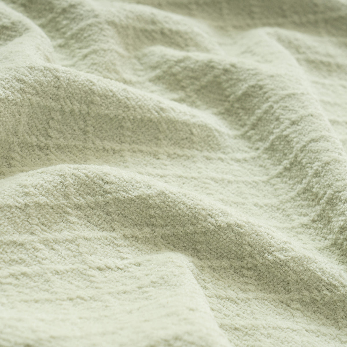 Blaize 100% Cotton Solid Weave Green 1Pc Throw