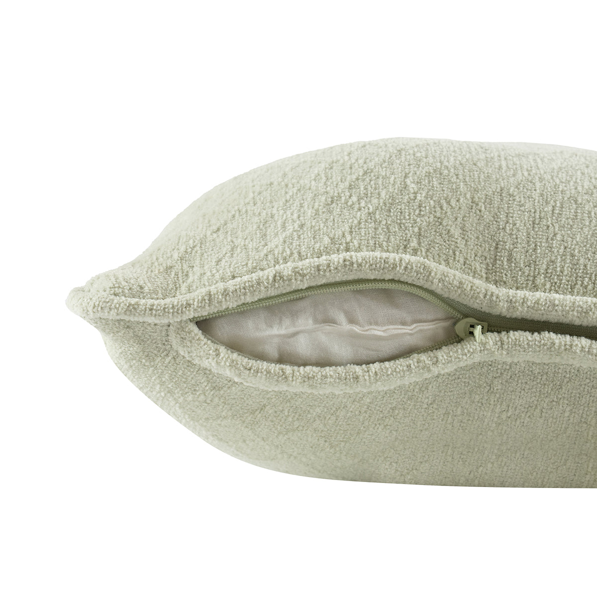 Blaize 100% Cotton Solid Weave Green Cushion Cover