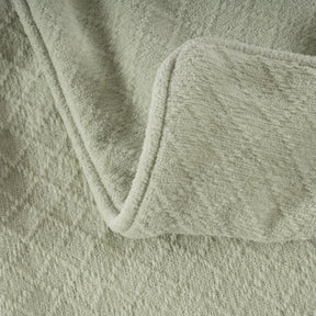 Blaize 100% Cotton Solid Weave Green Cushion Cover