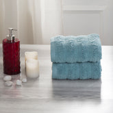 Maspar Casper Towel 100% Cotton Antimicrobial Antifungal Super Absorbent & Soft Nile Blue