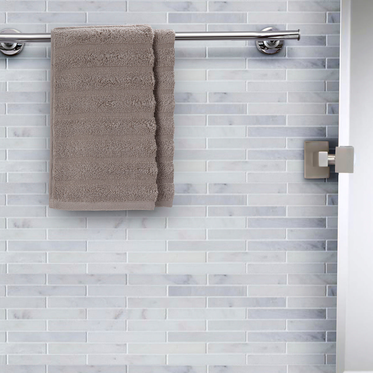 Casper Antimicrobial Antifungal Super Absorbent & Lofty Simply Taupe Towel Set
