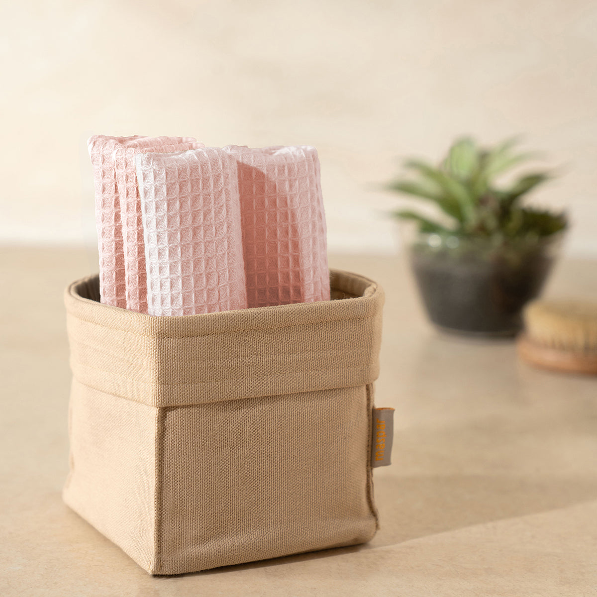 Catalina Waffle Antimicrobial Antifungal Super Absorbent Quick Dry Gym/Travel Bridal Rose Towel