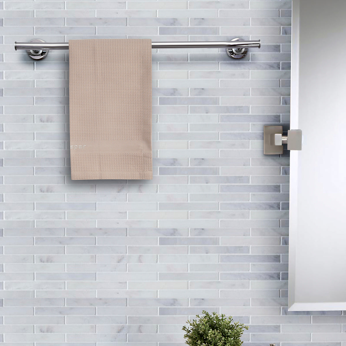Catalina Waffle Antimicrobial Antifungal Super Absorbent Quick Dry Gym/Travel Linen Towel
