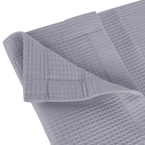 Catalina Waffle Antimicrobial Antifungal Super Absorbent Quick Dry Gym/Travel Vapour Blue Towel Set
