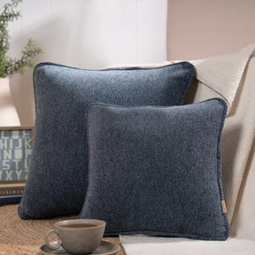 Charlotte Woven Blue Mirage Cushion Cover
