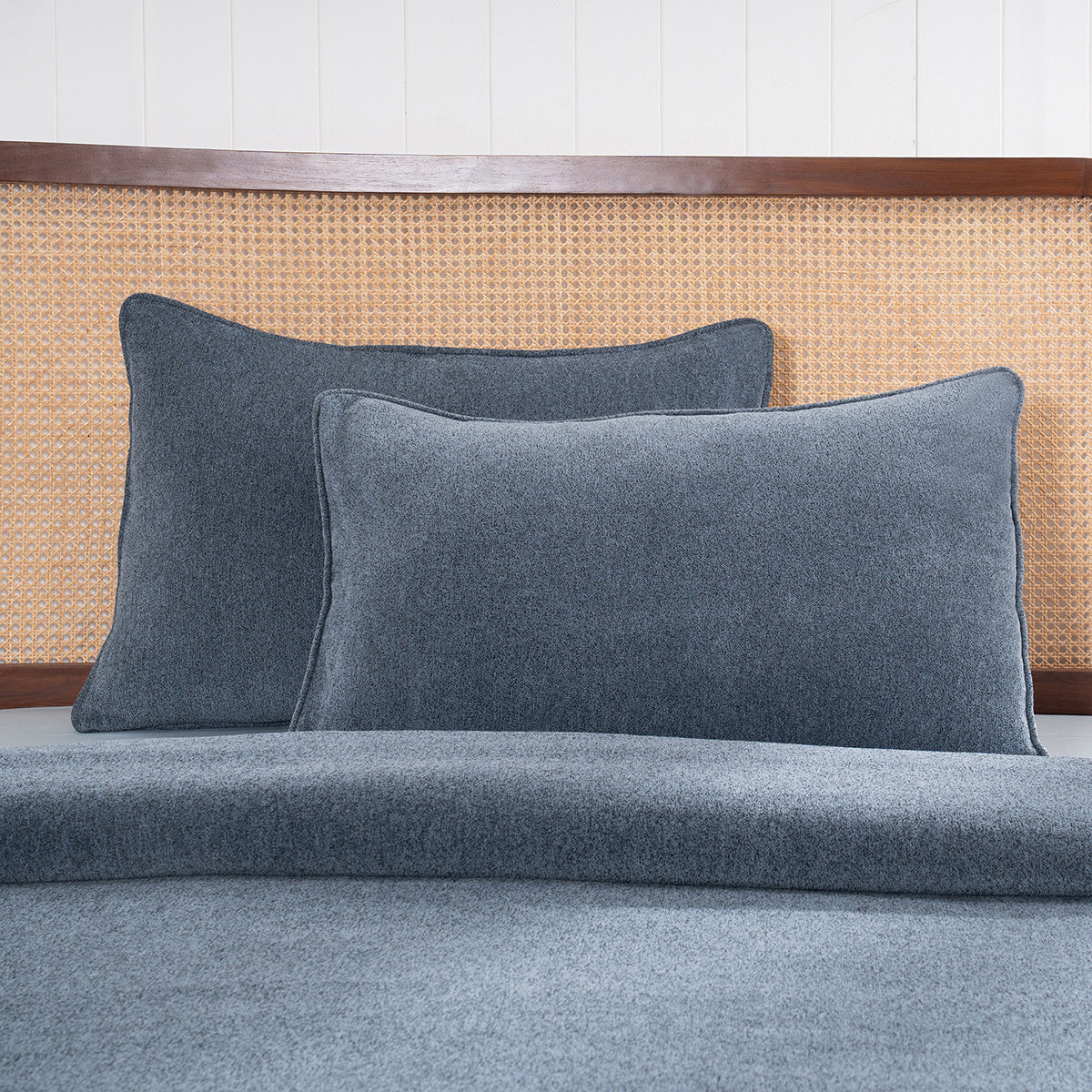 Charlotte Woven Blue Mirage Pillow Sham Set