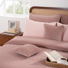 Charlotte Woven Misty Rose Bed Cover /Blanket
