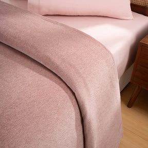 Charlotte Woven Misty Rose Bed Cover /Blanket