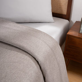 Charlotte Woven Silver Bed Cover /Blanket