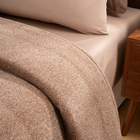 Charlotte Woven Tawny Brown Bed Cover /Blanket