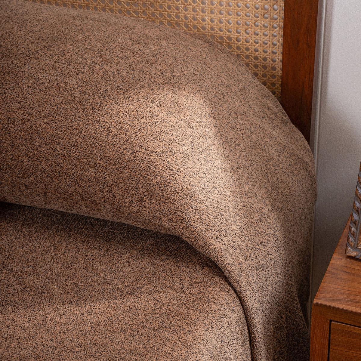 Charlotte Woven Tawny Brown Bed Cover /Blanket