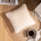 Charlotte Woven Vanilla Cushion Cover