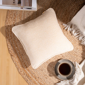 Charlotte Woven Vanilla Cushion Cover