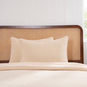 Charlotte Woven Vanilla Pillow Sham Set