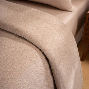 Charlotte Woven Warm Sand Bed Cover /Blanket