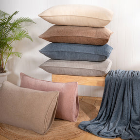 Charlotte Woven Warm Sand Pillow Sham Set