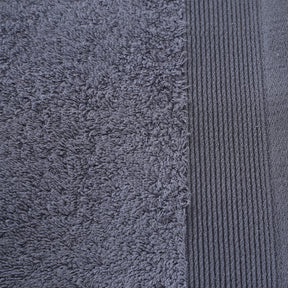 colorart embedded stripe pewter towel