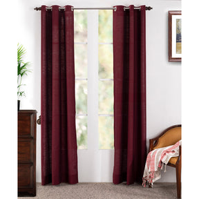Marly Matt Printed 2PC Curtain Set