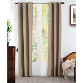 Marly Matt Solid 2PC Curtain Set
