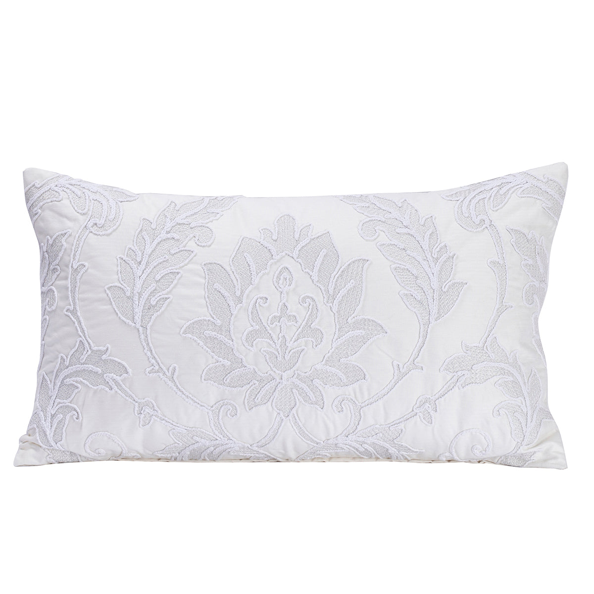Nostalgic Attire Fancy Finest Beige Embroidered Cushion Cover
