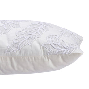Nostalgic Attire Fancy Finest Beige Embroidered Cushion Cover