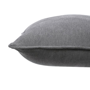 Caroline Herringbone Textured Soft Woven Grey Cushion Cover