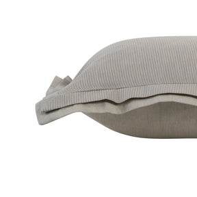 Pin Stripe Made With Egyption Cotton Ultra Soft Beige Cushion Cover