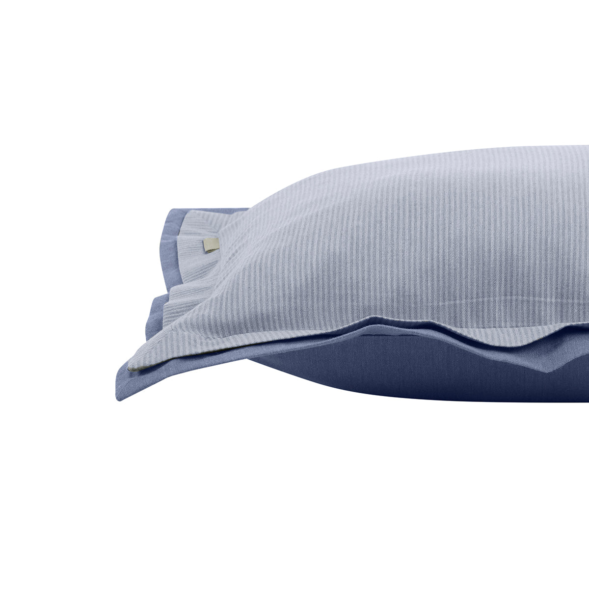 Pin Stripe Made With Egyption Cotton Ultra Soft Blue Cushion Cover