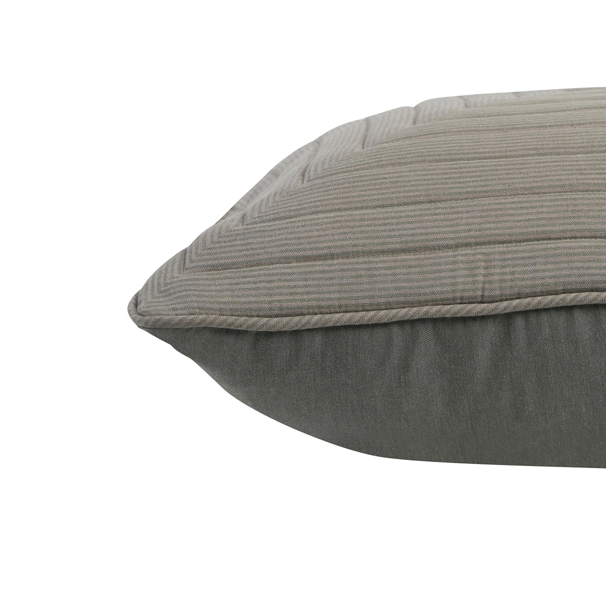 Pin Stripe Made With Egyption Cotton Ultra Soft Green Cushion Cover