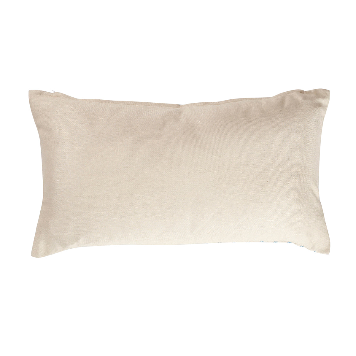 Exotic Heritage Ruler Dot Embroidered Blue Cushion Cover