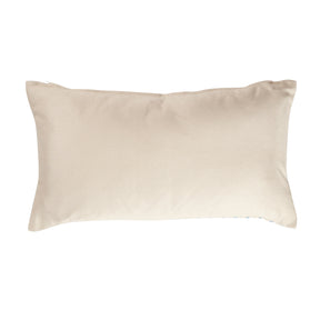 Exotic Heritage Ruler Dot Embroidered Blue Cushion Cover