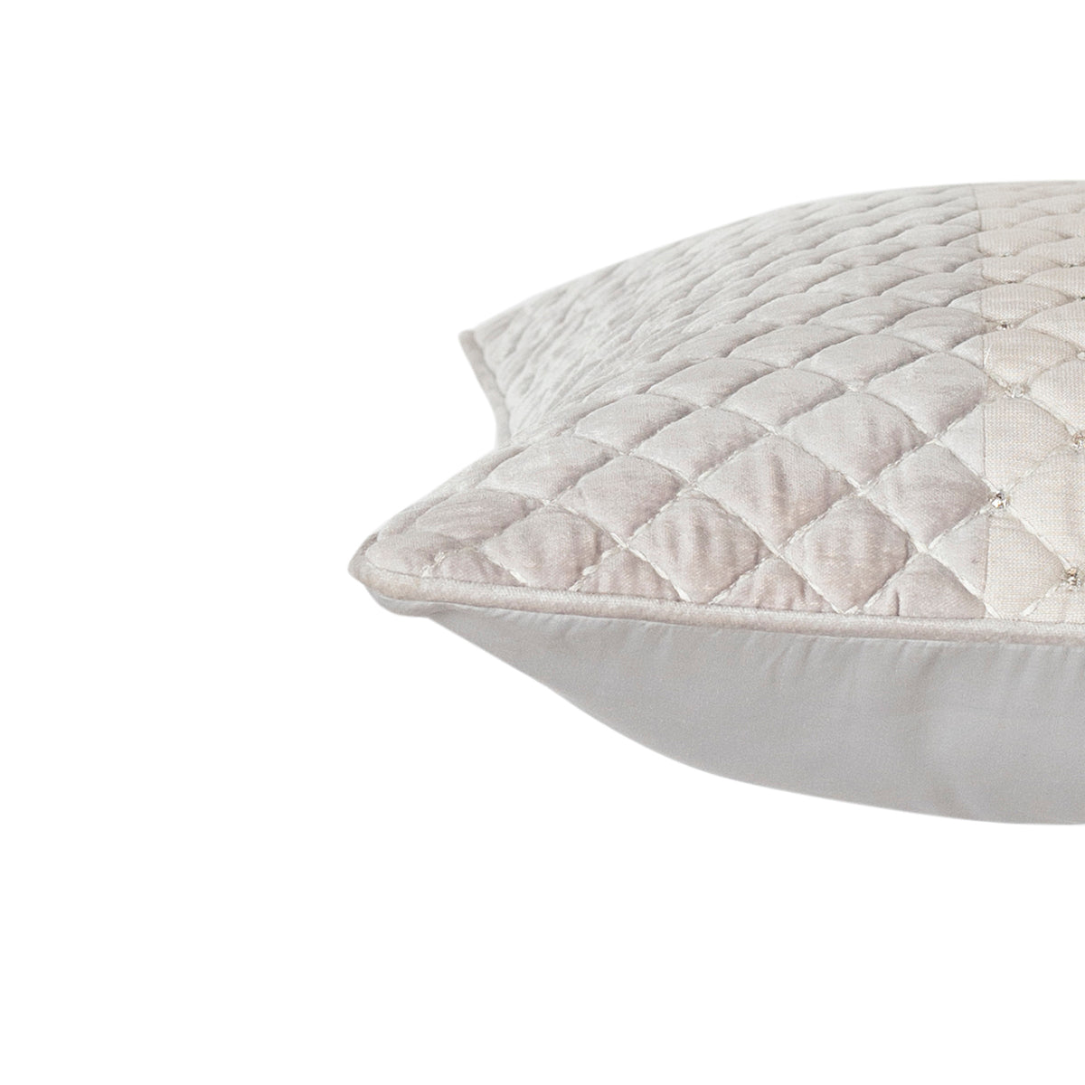 Exotic Heritage Diamond Knot Hand Crafted Medium Grey Cushion Cover