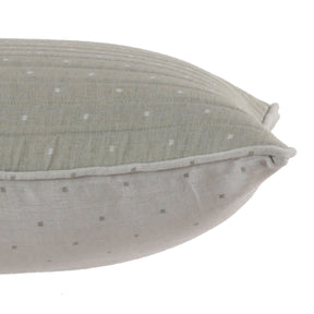 Muted Dot Made With Egyptian Cotton Hand Quilted Cushion Cover