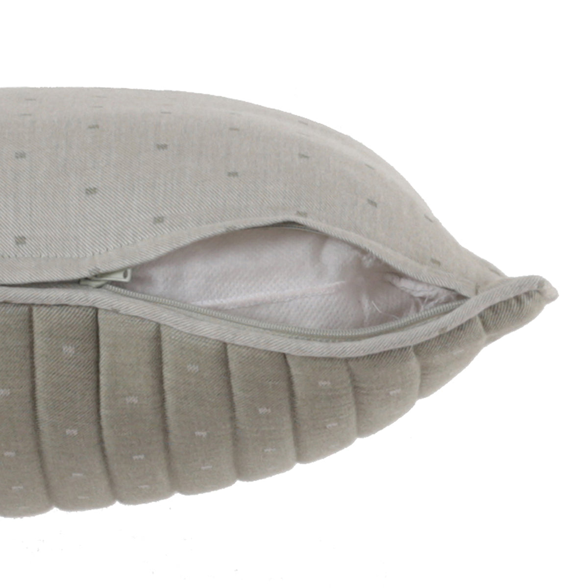 Muted Dot Made With Egyptian Cotton Hand Quilted Cushion Cover