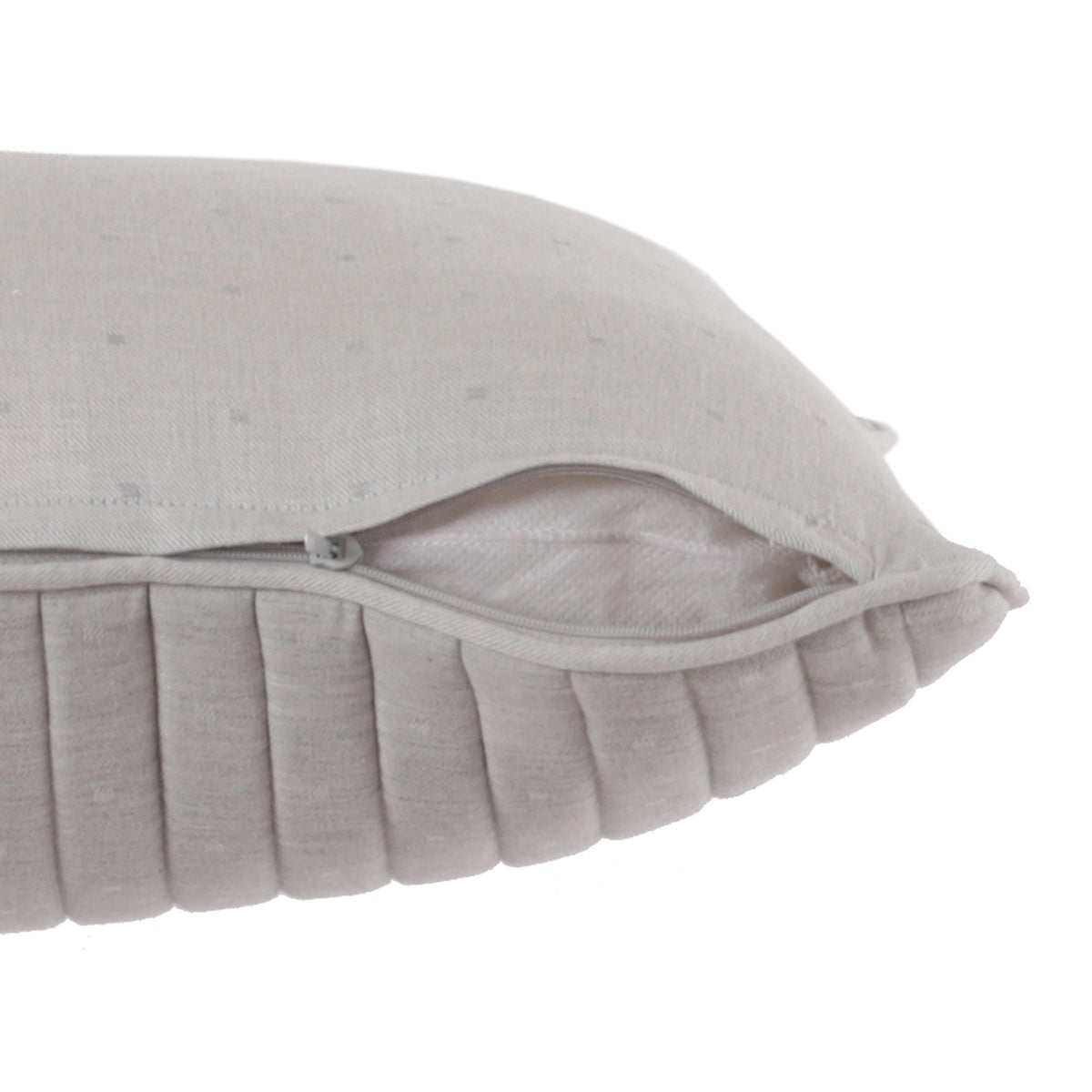 Muted Dot Made With Egyptian Cotton Hand Quilted Cushion Cover