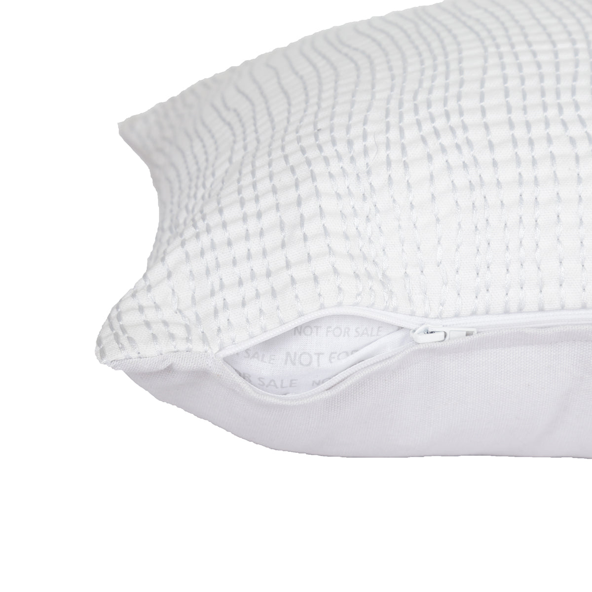 Rice Stitch Embroidered Cushion Cover