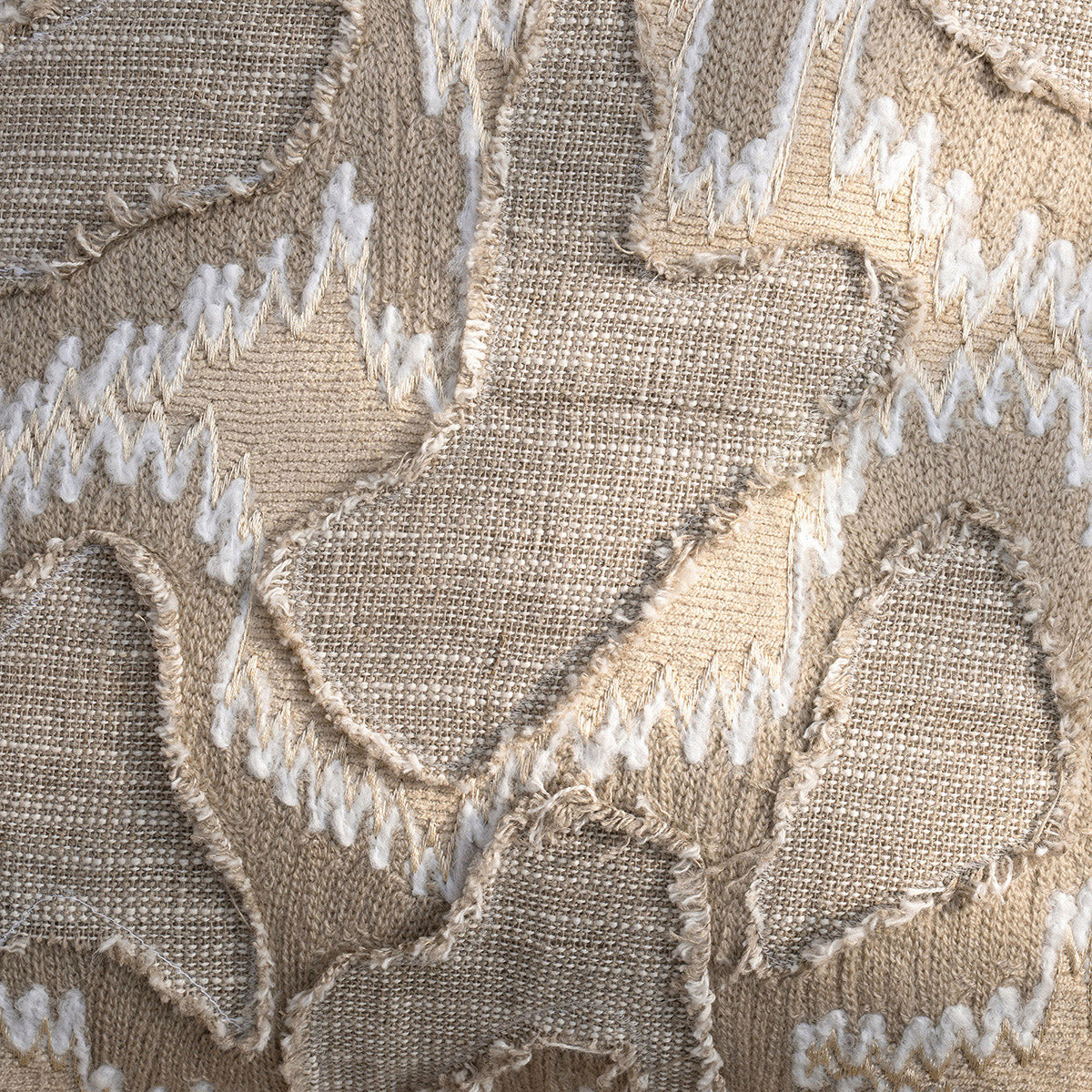 Imperial Essence Ripple Beige Cushion Cover