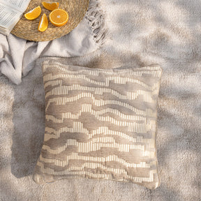 Imperial Essence Splinter Ragged Linen Cushion Cover