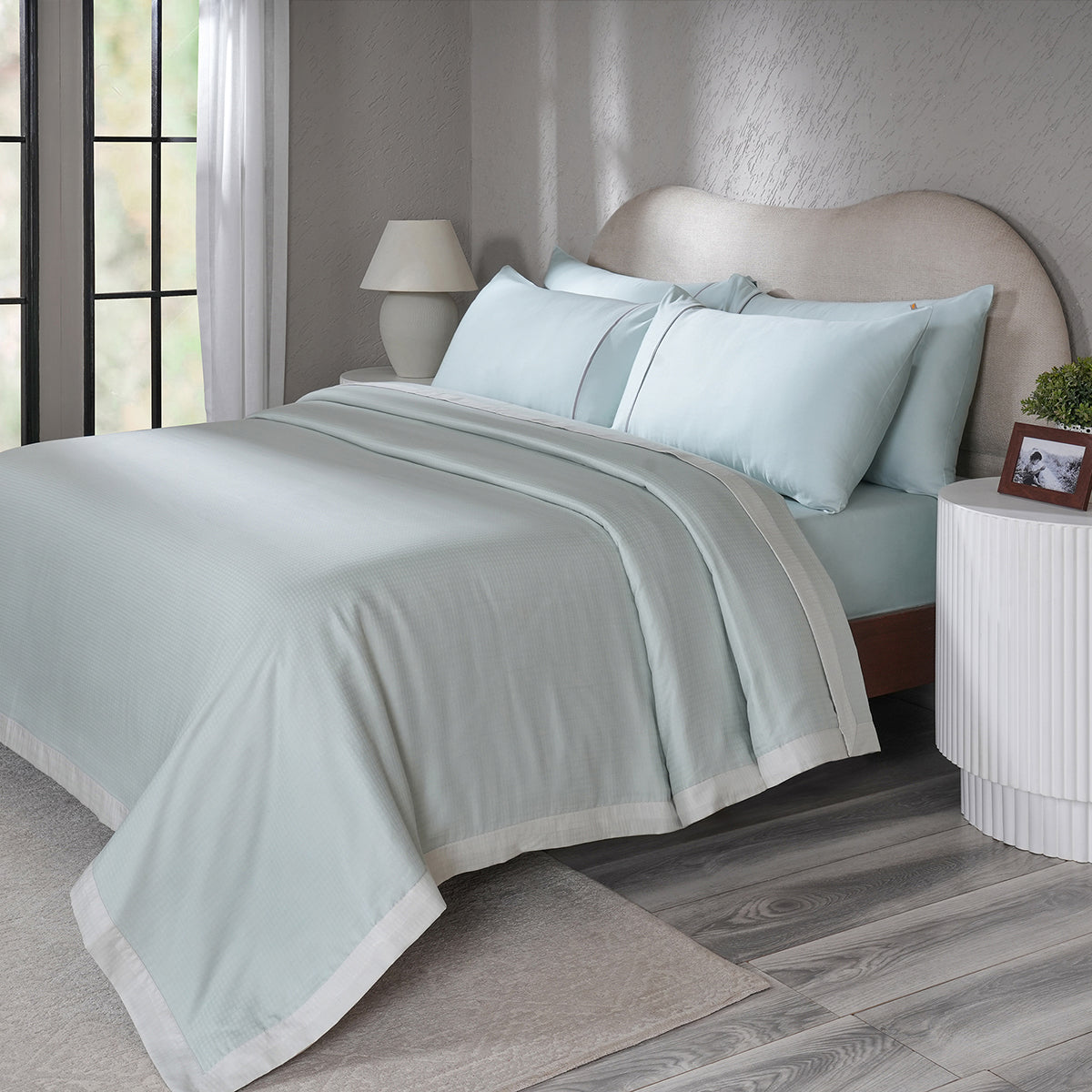 Clear Grid extremely soft Blue Dohar