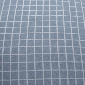 Bliss Reversible Made With Egyptian Cotton Ultra Soft Blue Duvet Cover with Pillow Case