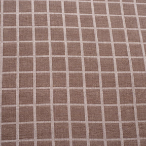 Bliss Reversible Made With Egyptian Cotton Ultra Soft Brown Duvet Cover With Pillow Case