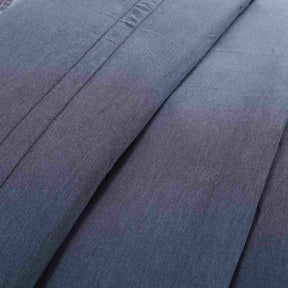 Emmie Reversible Made With Egyptian Cotton Ultra Soft Blue Duvet Cover with Pillow Case