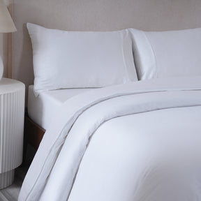 Belissa 100% Cotton Duvet Cover White