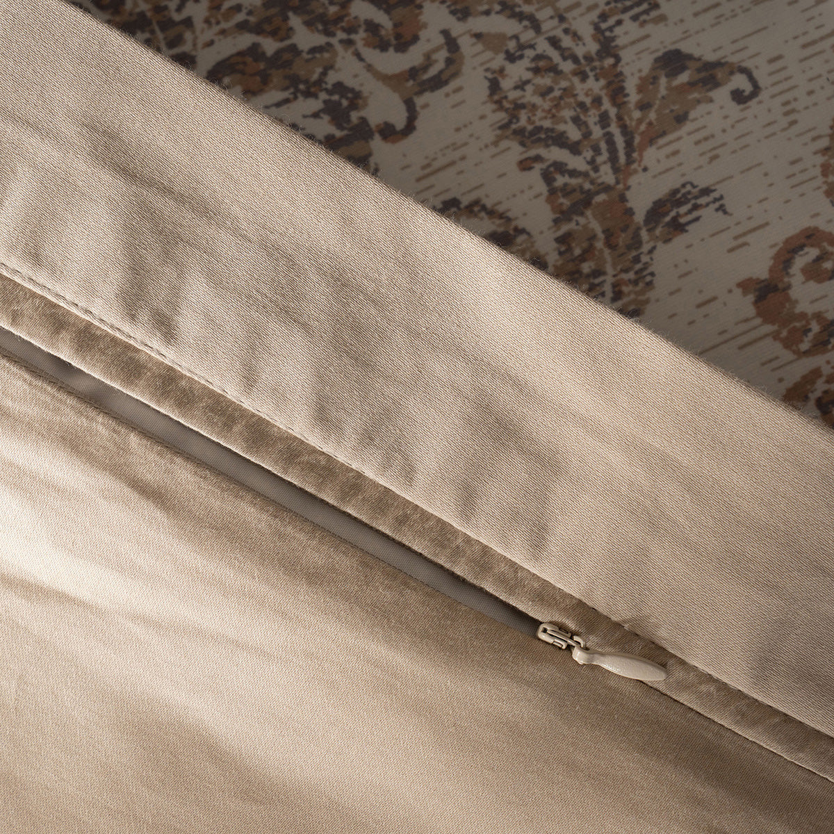 PBS Timeless Ornare 100% Cotton 8Pcs Duvet Cover Set Tan