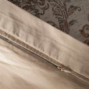 PBS Timeless Ornare 100% Cotton 8Pcs Duvet Cover Set Tan