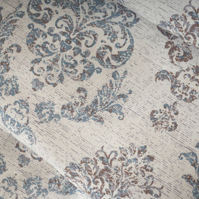 PBS Timeless Ornare 100% Cotton 8Pcs Duvet Cover Set Dusty Blue